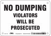 Safety Sign 5 in x 7 in Vinyl