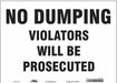 Safety Sign 10 in x 14 in Vinyl