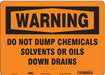 Safety Sign 10 in x 14 in Polyethylene