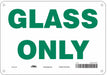 Safety Sign 7 in x 10 in Aluminum