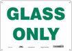 Safety Sign 10 in x 14 in Aluminum