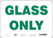 Safety Sign 10 in x 14 in Polyethylene