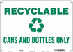 Safety Sign 10 in x 14 in Polyethylene