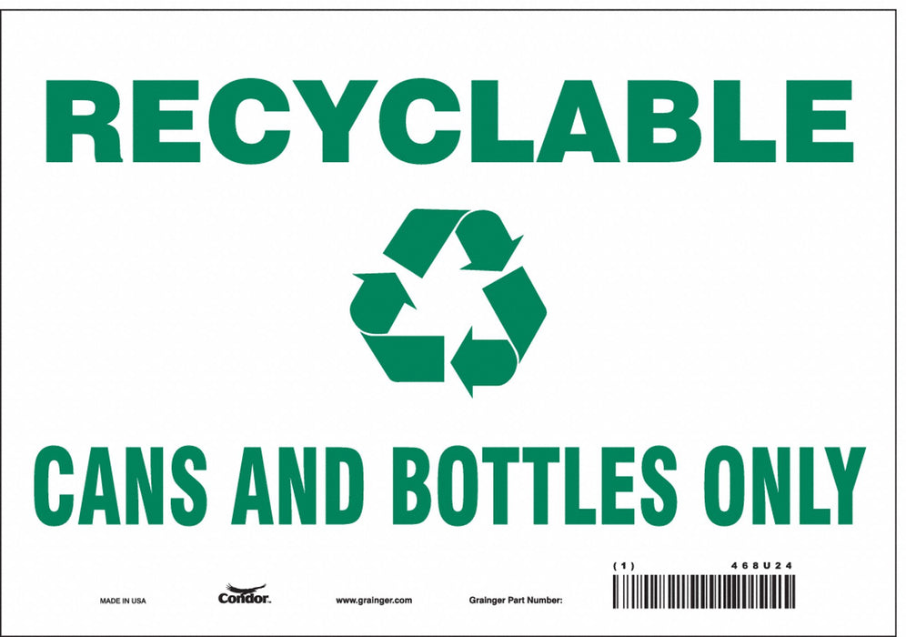 Safety Sign 7 in x 10 in Vinyl