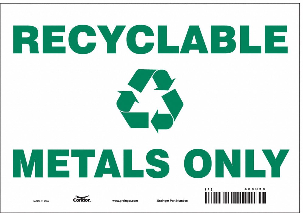 Safety Sign 7 in x 10 in Vinyl