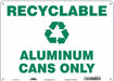 Safety Sign 10 in x 14 in Aluminum