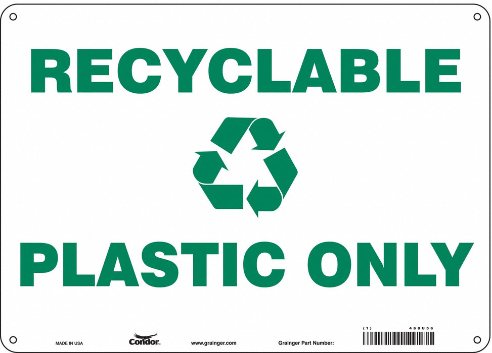 K0979 Safety Sign 10 in x 14 in Aluminum