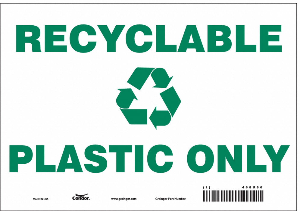 K0979 Safety Sign 7 in x 10 in Vinyl
