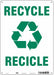 K0980 Safety Sign 14 in x 10 in Aluminum