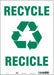 K0980 Safety Sign 14 in x 10 in Vinyl