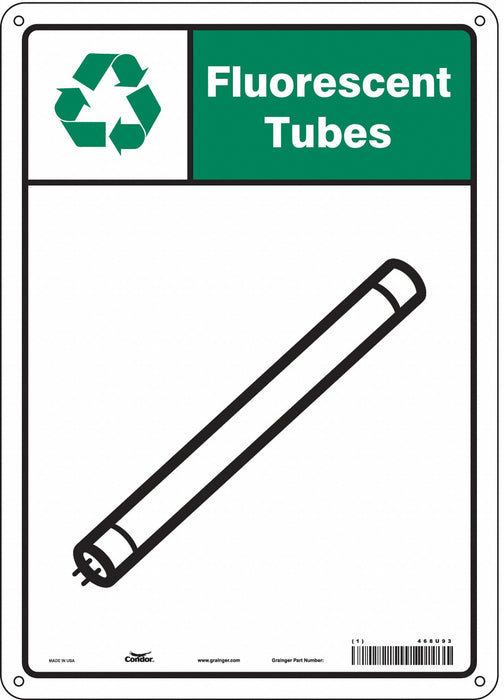 Safety Sign 14 in x 10 in Aluminum