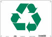 Safety Sign 10 in x 14 in Polyethylene