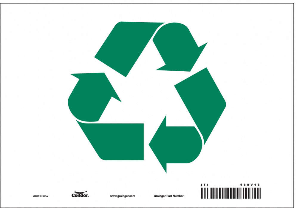 Safety Sign 7 in x 10 in Vinyl