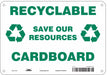 Safety Sign 7 in x 10 in Aluminum