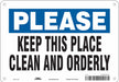 Safety Sign 7 in x 10 in Aluminum