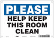 Safety Sign 7 in x 10 in Polyethylene