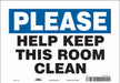 Safety Sign 7 in x 10 in Vinyl