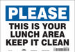 Safety Sign 7 in x 10 in Vinyl