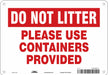Safety Sign 7 in x 10 in Aluminum