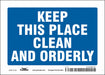 Safety Sign 5 in x 7 in Vinyl