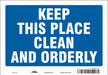Safety Sign 7 in x 10 in Vinyl