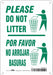 Safety Sign 10 in x 7 in Aluminum