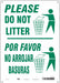 Safety Sign 14 in x 10 in Polyethylene