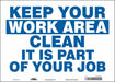 Safety Sign 10 in x 14 in Vinyl