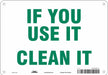 Safety Sign 7 in x 10 in Polyethylene