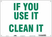 Safety Sign 10 in x 14 in Vinyl