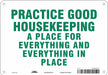 Safety Sign 7 in x 10 in Polyethylene
