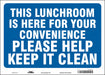 Safety Sign 10 in x 14 in Vinyl