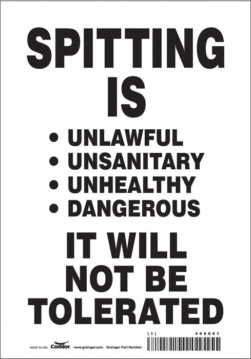 Safety Sign 10 in x 7 in Vinyl
