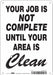 Safety Sign 10 in x 7 in Aluminum