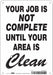 Safety Sign 10 in x 7 in Polyethylene