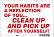 Safety Sign 7 in x 10 in Aluminum