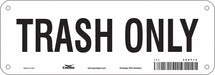 Safety Sign 3 1/2 in x 10 in Aluminum