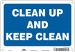 Safety Sign 7 in x 10 in Aluminum