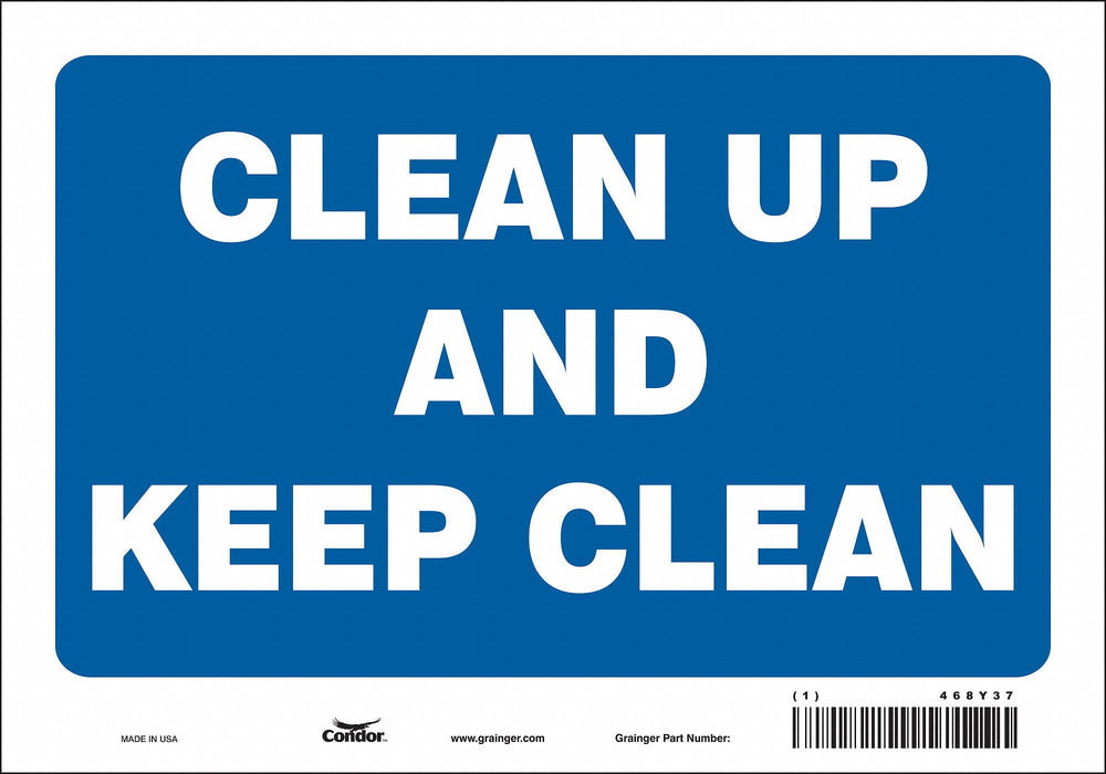 Safety Sign 7 in x 10 in Vinyl