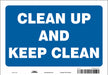 Safety Sign 7 in x 10 in Vinyl