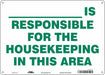 Safety Sign 10 in x 14 in Aluminum