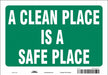 Safety Sign 7 in x 10 in Vinyl