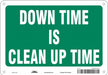 Safety Sign 7 in x 10 in Aluminum
