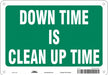 Safety Sign 7 in x 10 in Polyethylene