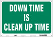 Safety Sign 10 in x 14 in Polyethylene