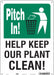 Safety Sign 14 in x 10 in Polyethylene