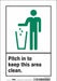 Safety Sign 10 in x 7 in Vinyl