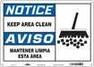 Safety Sign 10 in x 14 in Aluminum