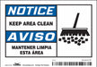 Safety Sign 3 1/2 in x 5 in Vinyl PK5