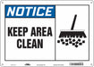 Safety Sign 10 in x 14 in Aluminum